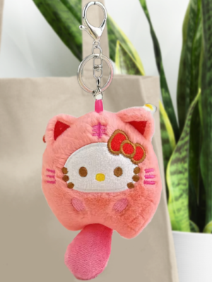 Llavero de peluche colgante